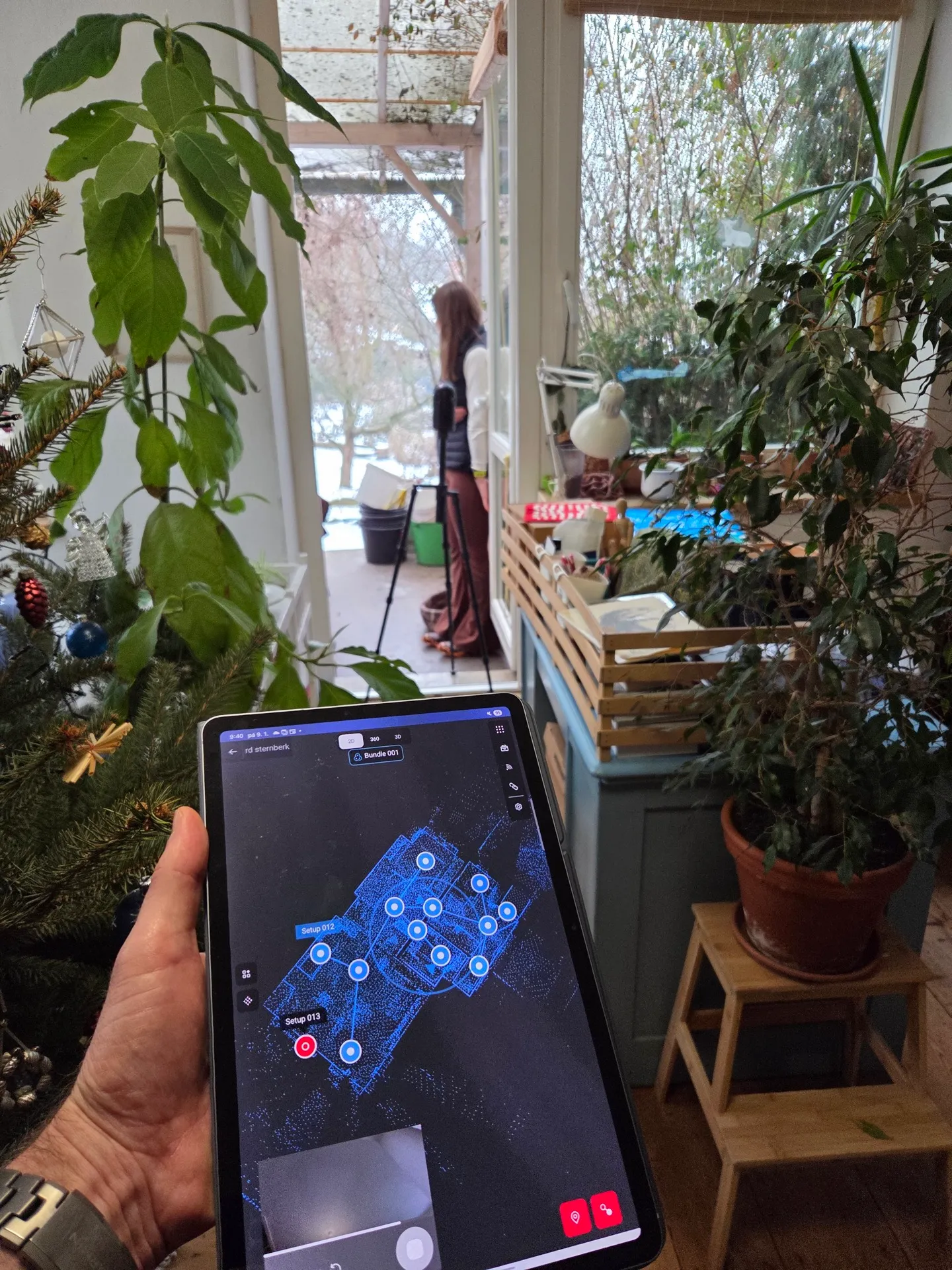 Leica BLK360 skener v terénu