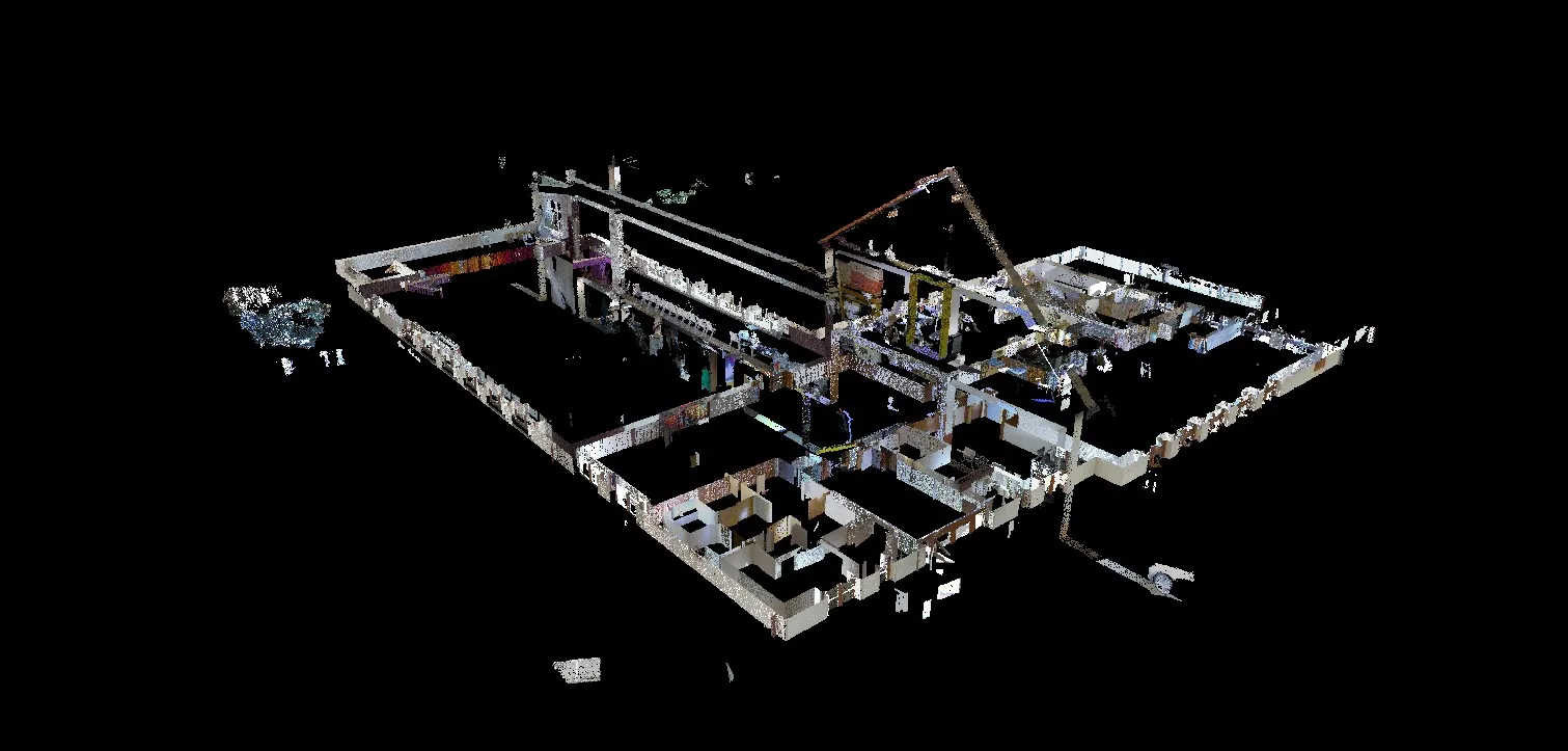 Mračno bodů — interiér